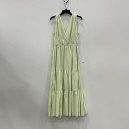 NWT Womens Green Sleeveless V-Neck Pullover Maxi Dress Size Medium alternative image