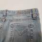 Womens Blue Light Wash Low Rise Coin Pockets Denim Skinny Jeans Size 26 image number 5