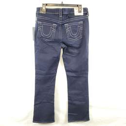 True Religion Women Blue Bootcut Jeans Sz 32 NWT alternative image
