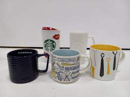 Bundle of 5 Assorted Starbucks Mugs