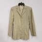 Womens Beige Long Sleeve Collared Single Breasted Blazer Jacket Size XS image number 1