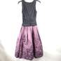 SL Fashions Women Purple Soutache Dress Sz 8 NWT image number 6