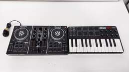 Numark Party Mix DJ Mixer & Akai MPK Professional Mini Keyboard