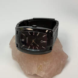 Designer Fossil ES-4518 Black Round Dial Stainless Steel Analog Wristwatch