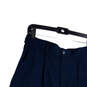 Mens Blue Pleated Slash Pocket Straight Leg Golf Chino Pants Size 32/32 image number 3