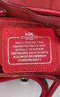Couch Pebble Leather Turnlock Mini Backpack Red image number 5