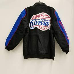 Los Angeles Clippers Men's Black Denim Jacket Sz. L alternative image