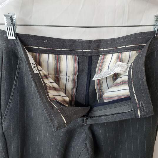 Zara Suit Trousers Grey Pinstripe Men's Size US 30 NWT image number 3