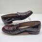 Bally Italy Men's Loafers Dress Shoes Size 10-Burgundy image number 1