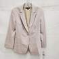 NWT Lafayette 148 Pink Blush Virgin Wool Blazer Size 2 image number 1