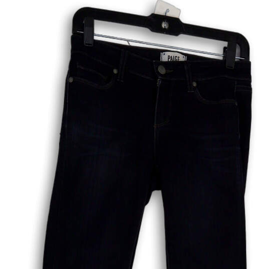 Womens Blue Denim Medium Wash Pockets Stretch Skinny Leg Jeans Size 26 image number 3