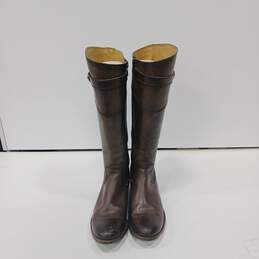 Frye Ladies Brown Leather Riding Boots Size 6.5