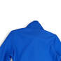 NWT Womens Blue Mock Neck Long Sleeve Welt Pocket Full-Zip Jacket Size 12 image number 4