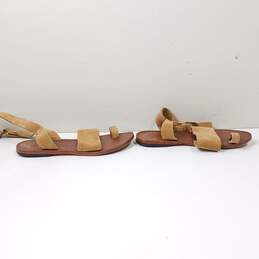 Free People Brown And Beige/Yellow Sandals Size 7.5 (EU 38) alternative image