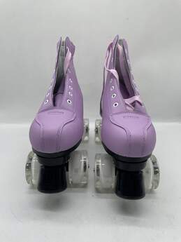 Womens Purple Leather Roller Skates With Accessories Size 39 E-0540556-I alternative image