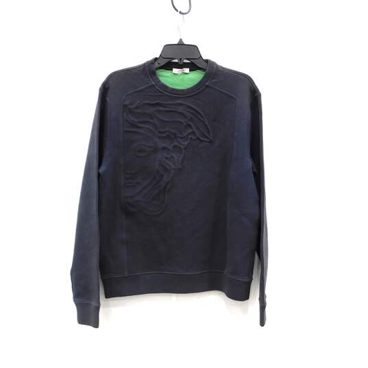 Versace Collection Medusa Logo Sweater Navy Size M image number 4