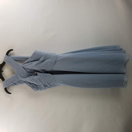 Azazie Women Blue Midi Dress A10 image number 4