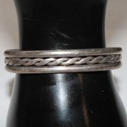 Bundle Of 3 Taxco Sterling Silver Cuff And Semi-Precious Stone Bracelet - 79.1g alternative image