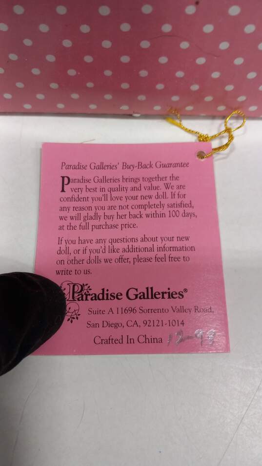 Paradise Galleries Porcelain Doll In Box image number 4