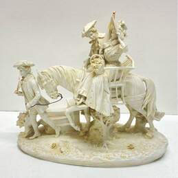 Sheibe Alsbach Large German Bisque Porcelain 16in L x 13in H Statue