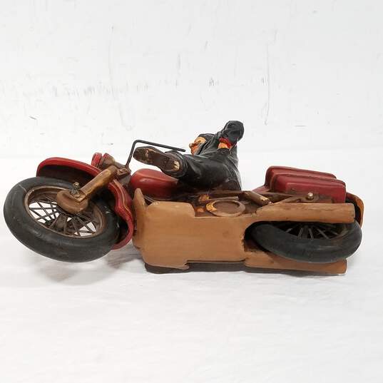 Folk Art-  Male Figure - Harley Davidson -14 Inch High Unbranded Vintage  Figural Statue image number 7