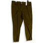NWT Womens Green Denim 5-Pocket Design Skinny Leg Cropped Jeans Size 3 image number 1