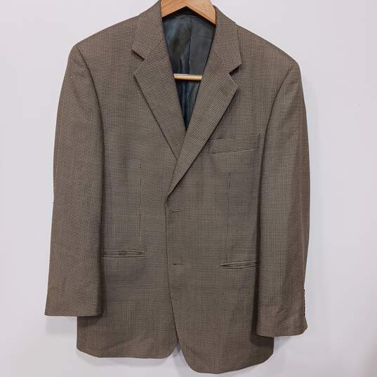 Calvin Klein Brown Suit Jacket Men's Size 38S image number 1