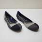 Rothy’s The Flat Plaid Black White Flats Sz 8 image number 1