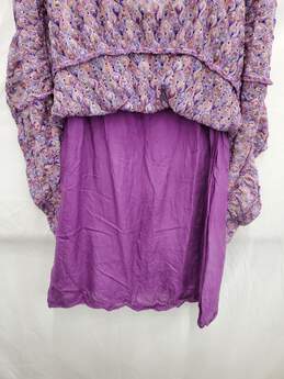 Trina Turk Purple Retro Silk Lined Women Used Size-4 alternative image