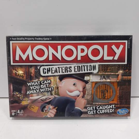 Hasbro Monopoly Cheaters Edition Board Game Sealed in Box image number 1