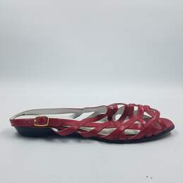 Bally Ankle Strap Sandal Women's Sz.39 Red