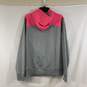 Women's Grey/Pink Under Armour Hoodie, Sz. XL image number 2