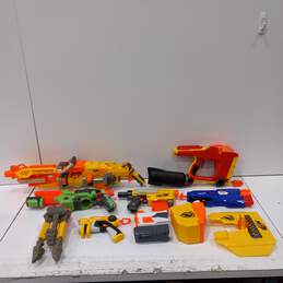 Bundle of 6 Assorted NERF Toy Guns w/Accessories