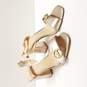 Coach Women's Maddi 85 Rose Gold Leather Heels Size 7 image number 3