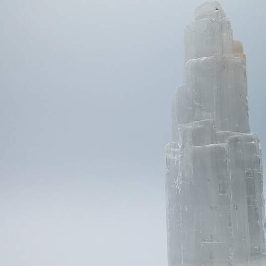 Selenite Crystal Tower 2.0lbs image number 6