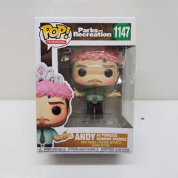 Funko Pop! Television 1147 Parks and Recreation Andy As Princess Rainbow Sparkle Vinyl Figure