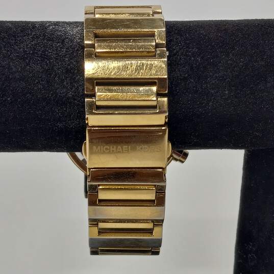 Women's Michael Kors Lillie Chronograph Quartz Crystal Champagne Dial Watch MK5789 image number 3