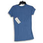 NWT Womens Blue Crew Neck Short Sleeve Activewear T-Shirt Size S/P image number 2