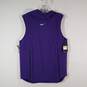 NWT Mens Zipper Pockets Sleeveless Activewear Pullover Hoodie Size Small image number 1