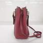Coach Mini Christie Carryall Brick Red Pebble Leather Shoulder Bag image number 2