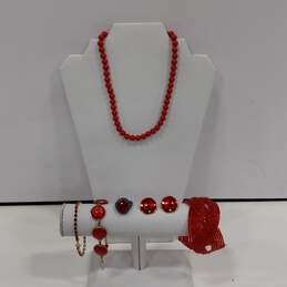 Assorted Red jewelry