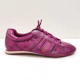 Coach Women's Kirby Q999 Magenta Sneakers Size 6