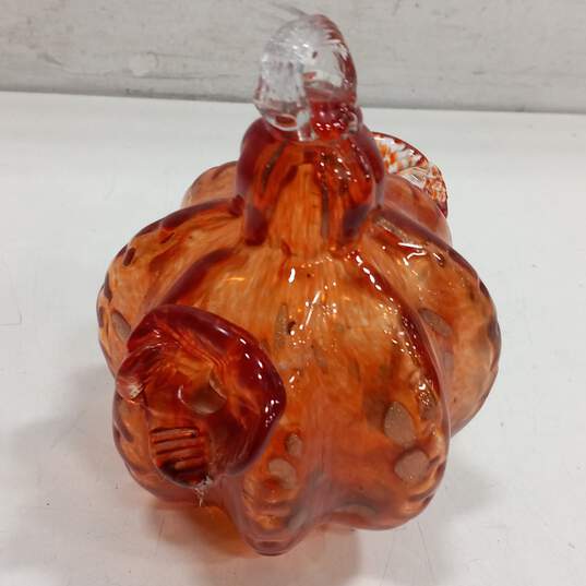 Blown Art Glass Squash Figurine image number 3