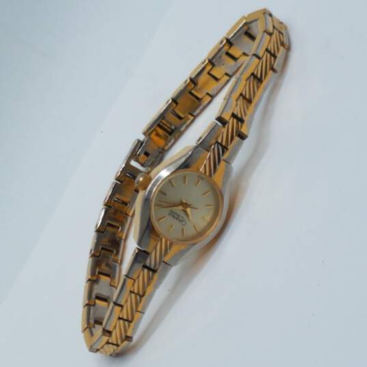 Caravelle By Bulova A2 Two Toned Bracelet Watch image number 5