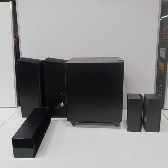 6PC Onkyo Home Theater Speaker System Set Mod3el SKW-593 image number 4