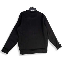 NWT Womens Black Crew Neck Long Sleeve Pullover Sweatshirt Size XL alternative image