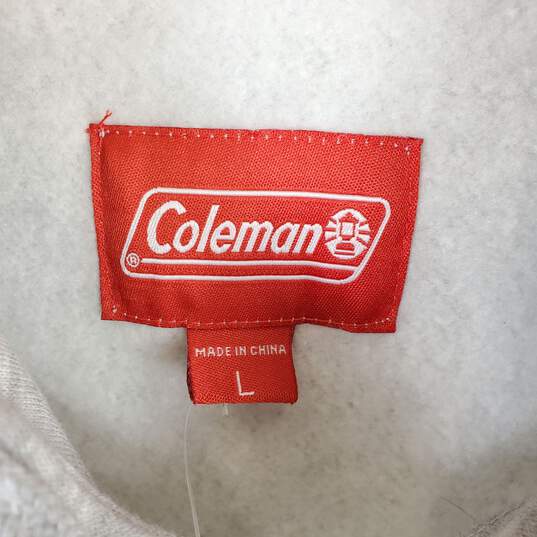 Coleman Men Grey Pullover Hoodie L NWT image number 3