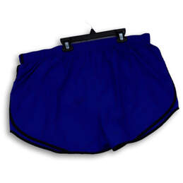 Womens Blue Just Do It Elastic Waist Pull-On Running Athletic Shorts Sz 2X alternative image