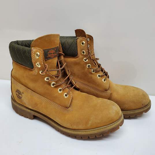 Timberland Brown Leather Work Boots image number 1