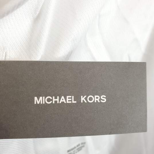 Michael Kors Men White Button Up Shirt XL NWT image number 5
